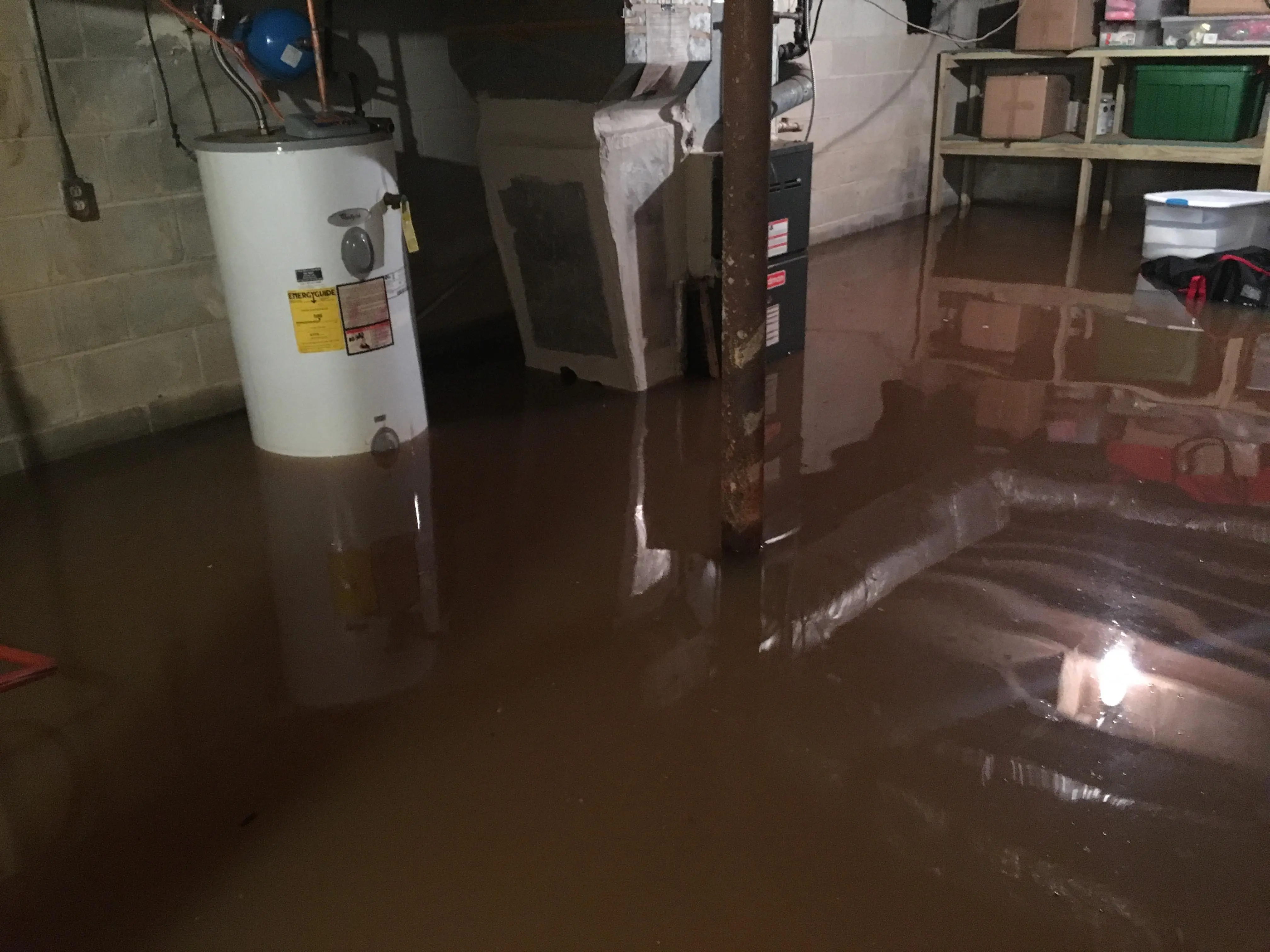flooded basement pumpouts