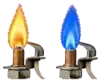 Pilot flame color